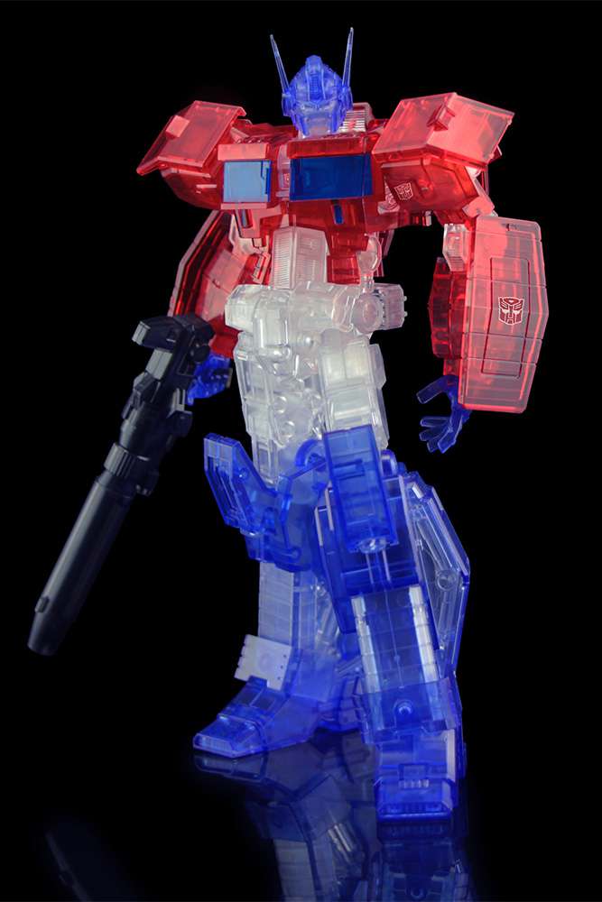 TRANSFORMERS OPTIMUS PRIME CLEAR MK