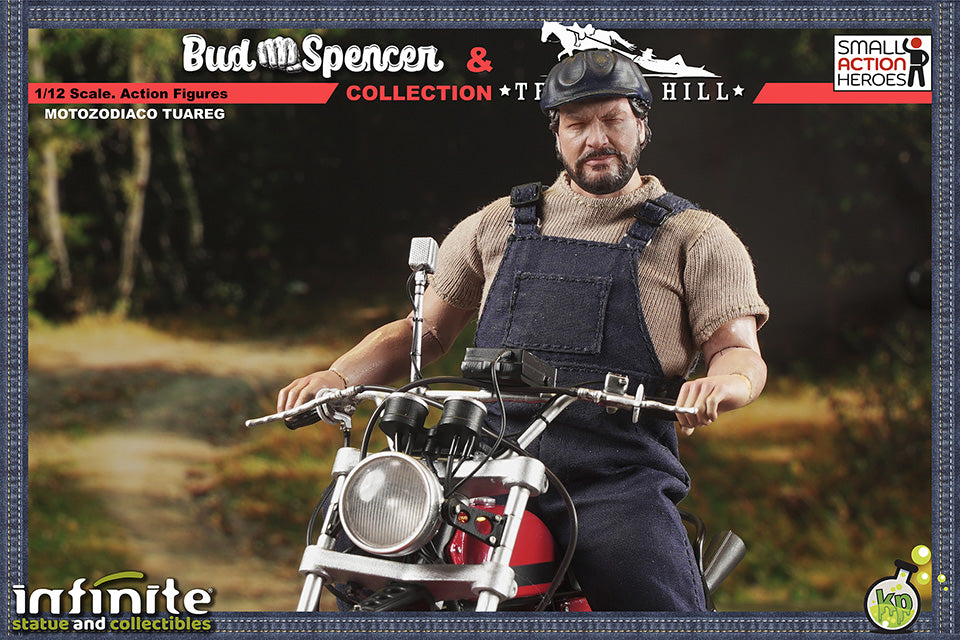 Bud Spencer Bundle Set “Bud on Tuareg” Modelli In Scala 1/12 Infinite Statue