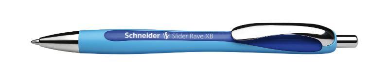 Penna a sfera SCHNEIDER SLIDER RAVE XB BLU – confezione da 5 pezzi caimi