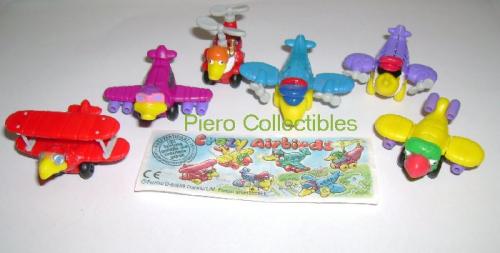 Crazy Airbirds – Kinder 3D Set Airplanes