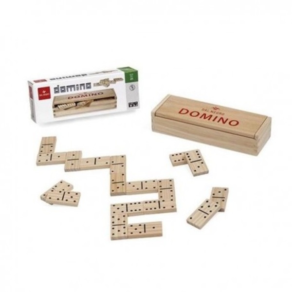 DOMINO IN LEGNO CON SCATOLA