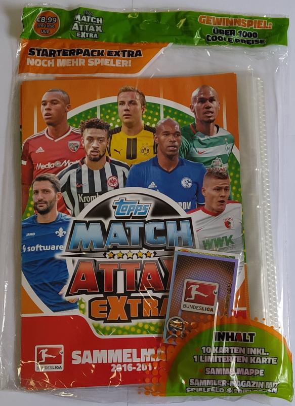 Match Attax Bundesliga 2016-2017 Extra Starter Pack Binder + Limited Card