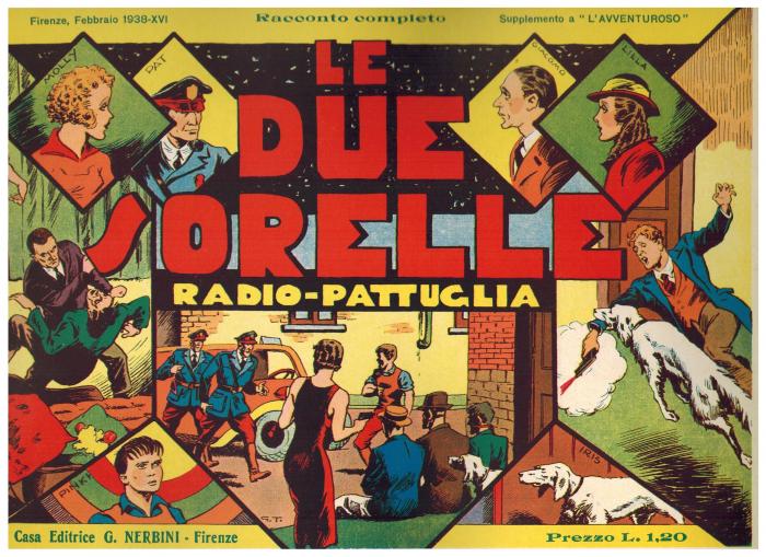 Radio Patrol Le Due Sorelle Nerbini Reprint 1938