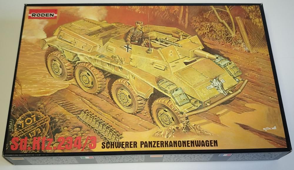 Roden 1/72 Sd.Kfz. 234/3 Schwerer Panzerkanonenwagen Plastic Model Kit