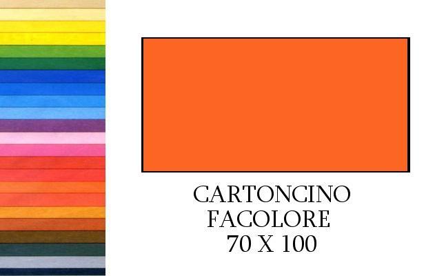 FACOLORE 70×100 ARANCIO (10FF) 200G/M2 Fedrigoni SPA (Fabriano)