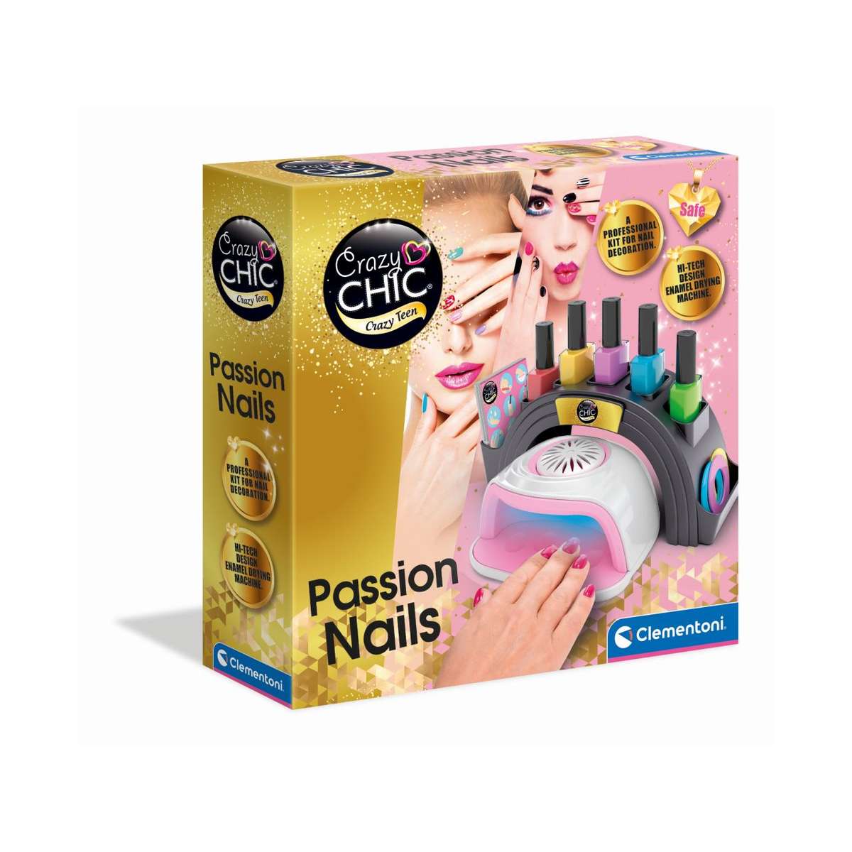 CLEMENTONI Crazy Chic Teen Nail Passion Set – 18784