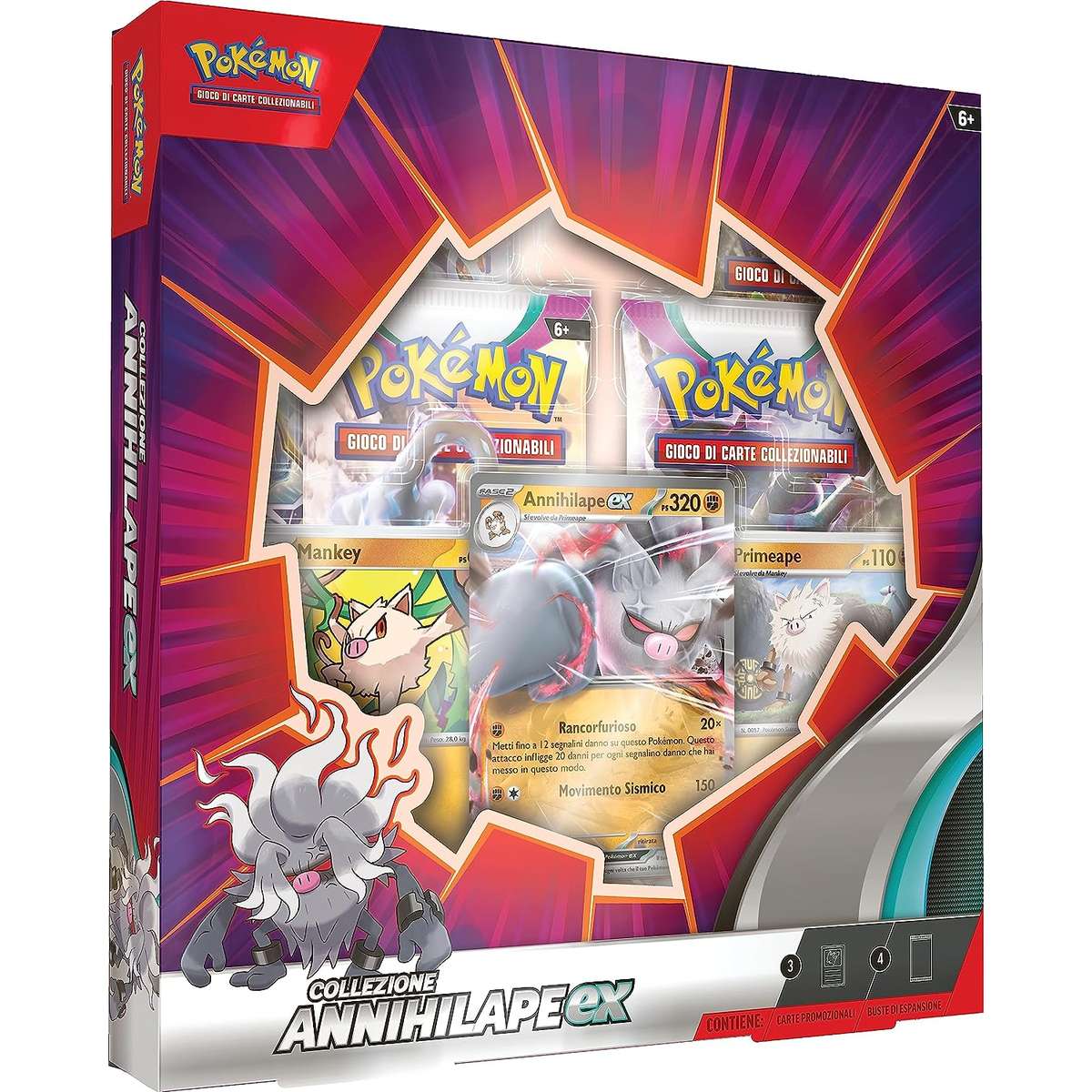 GAMEVISION Pokémon – Collezione Annihilape Ex (Box) – CARPK60296-I