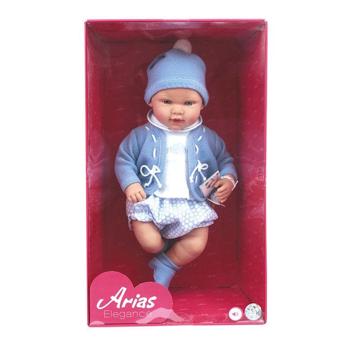 Arias – Bebe’ 45Cm Dolci Suoni Con Vestitino Azzurro