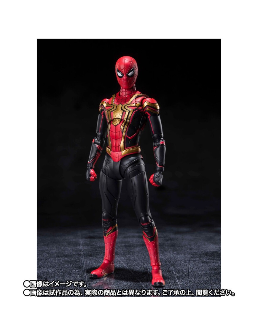 Bandai S.H. Figuarts Spider-Man No Way Home Spider-Man Integrated Suit Final Battle Version TamashiWeb Exclusive