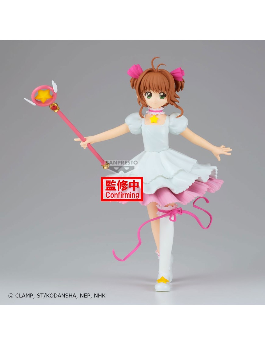 Banpresto Cardcaptor Sakura Clow Card Sakura Kinomoto White Dress Version