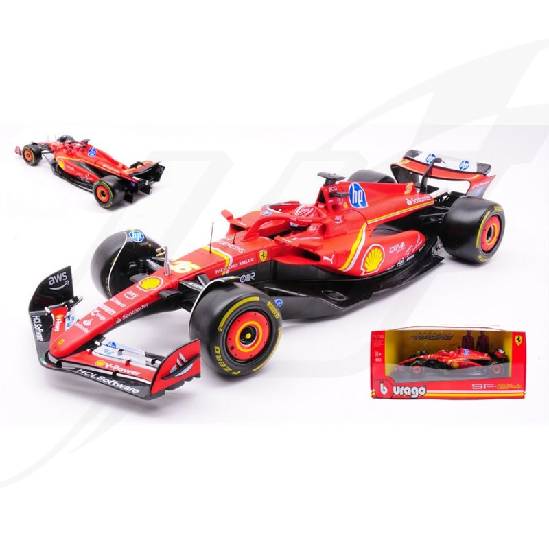 Burago FERRARI SF-24 N.16 F1 2024 CHARLES LECLERC 1:18 – BU16815L