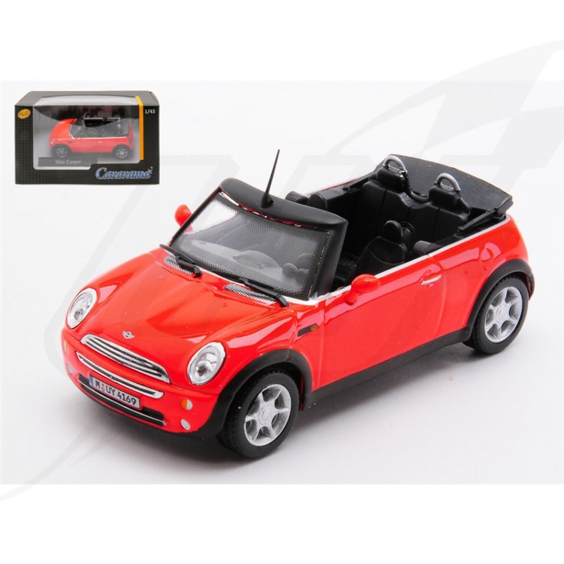 Cararama NEW MINI COOPER CABRIOLET 2005 RED 1:43 – CA22642