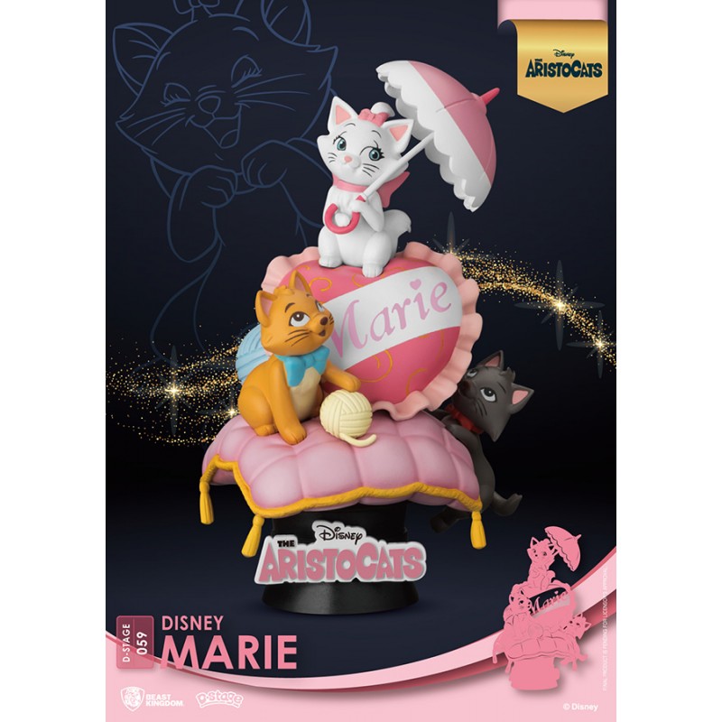 D-STAGE DISNEY ARISTOGATTI STATUA FIGURE DIORAMA