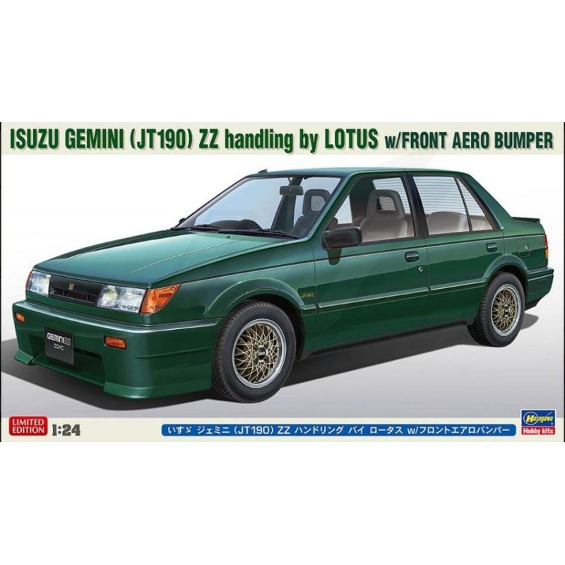 Hasegawa ISUZU GEMINI JT 190 ZZ BY LOTUS KIT 1:24 – HA20709