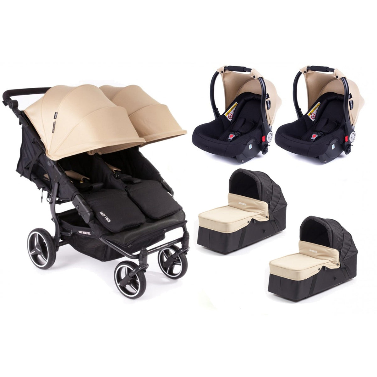 Trio Gemellare Baby Monsters Easy Twin Sand