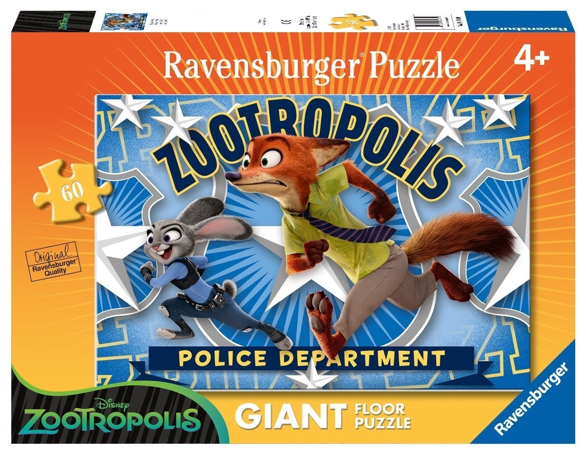 Puzzle 60 Pezzi Judy E Nick Zootropolis