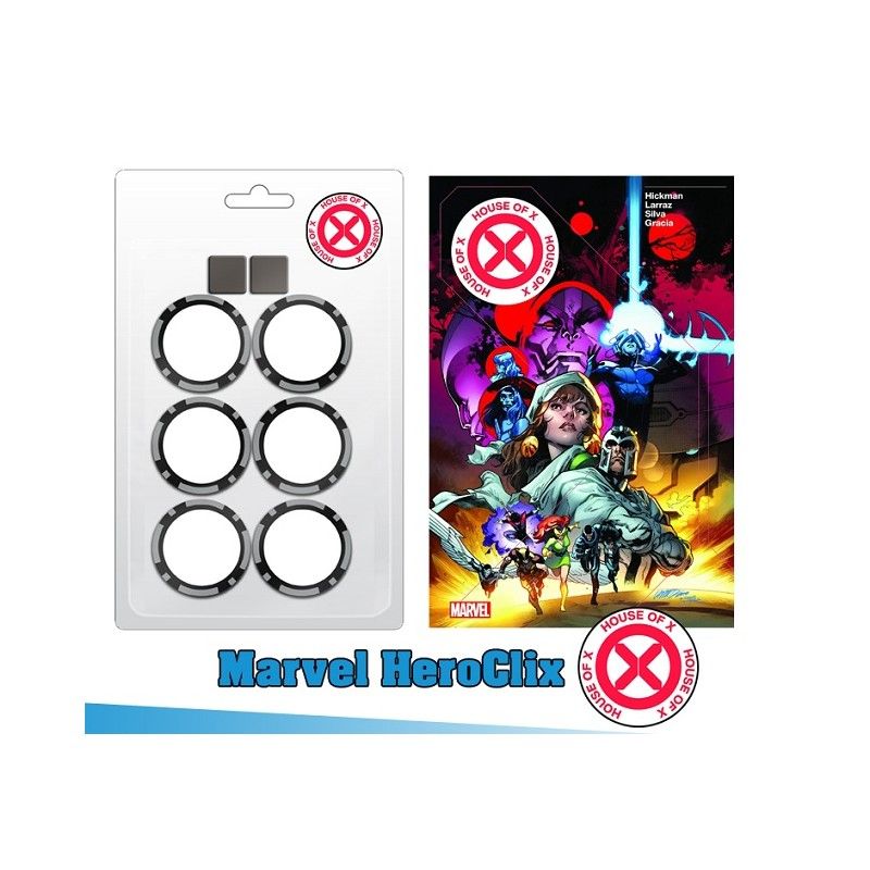 MARVEL HEROCLIX X-MEN HOUSE OF X DICE AND TOKEN KIT GIOCO DA TAVOLO