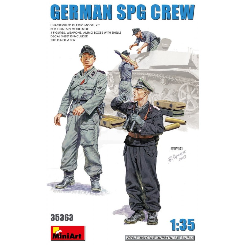 MINI ART 1/35 German SPG Crew – 35363