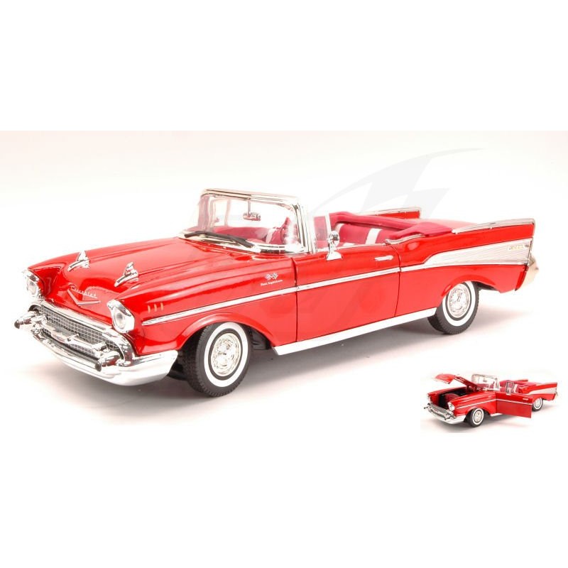 MotorMax CHEVY BEL AIR 1957 RED 1:18 – MTM73175R