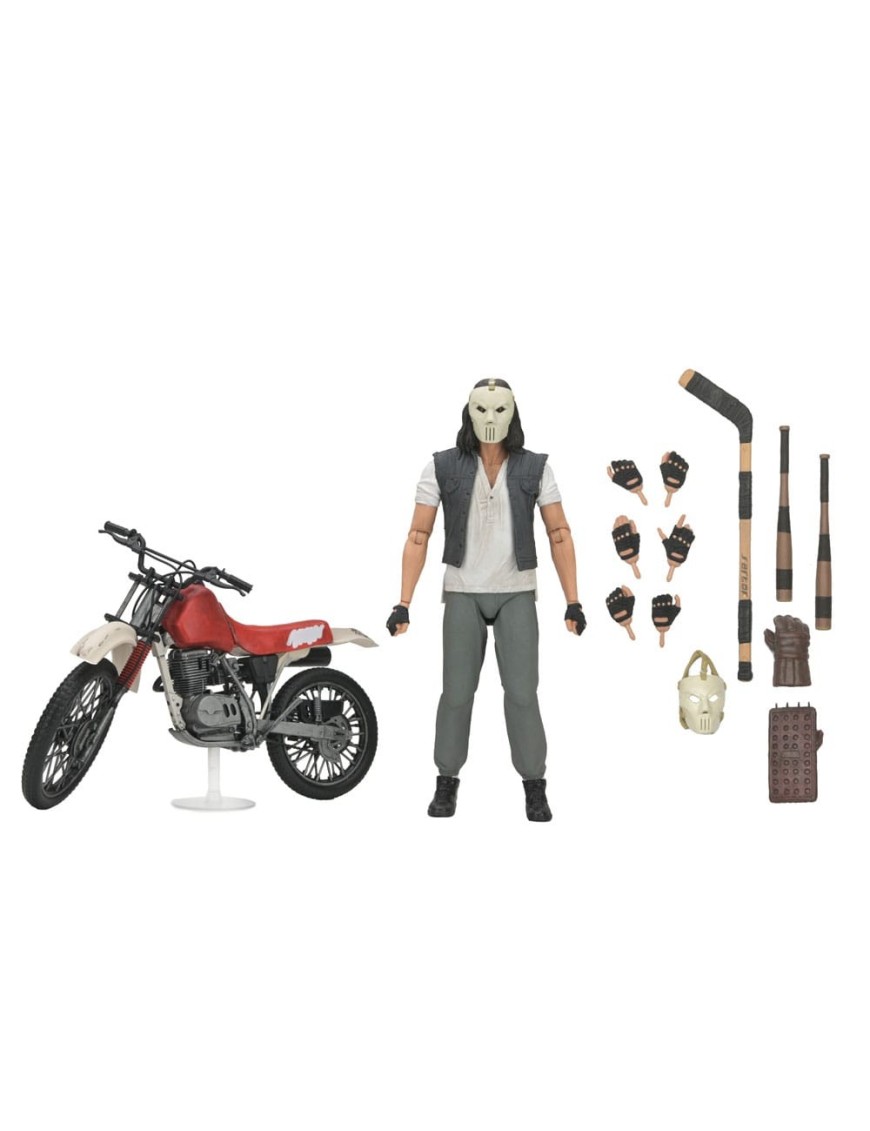 Neca Teenage Mutant Ninja Turtles Casey Jones with Dirt Bike