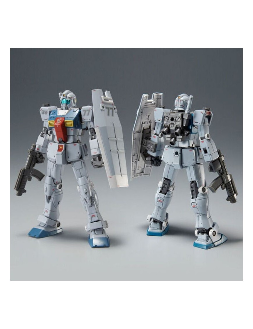 P-Bandai High Grade HG 1/144 Mobile Suit Gundam RGM-79 GM Sleggar Platoon