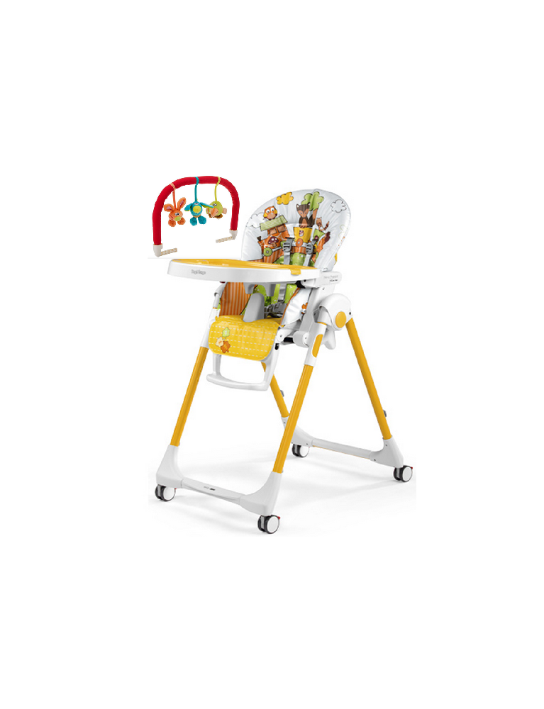 Peg Perego – Sediolone Prima Pappa  FOLLOW ME ( Fox & Friends ) con Arco giochi