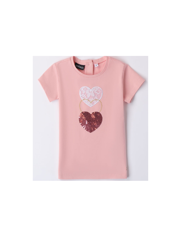 Sarabanda – T-shirt Cuori (0 8222 G1 2775)