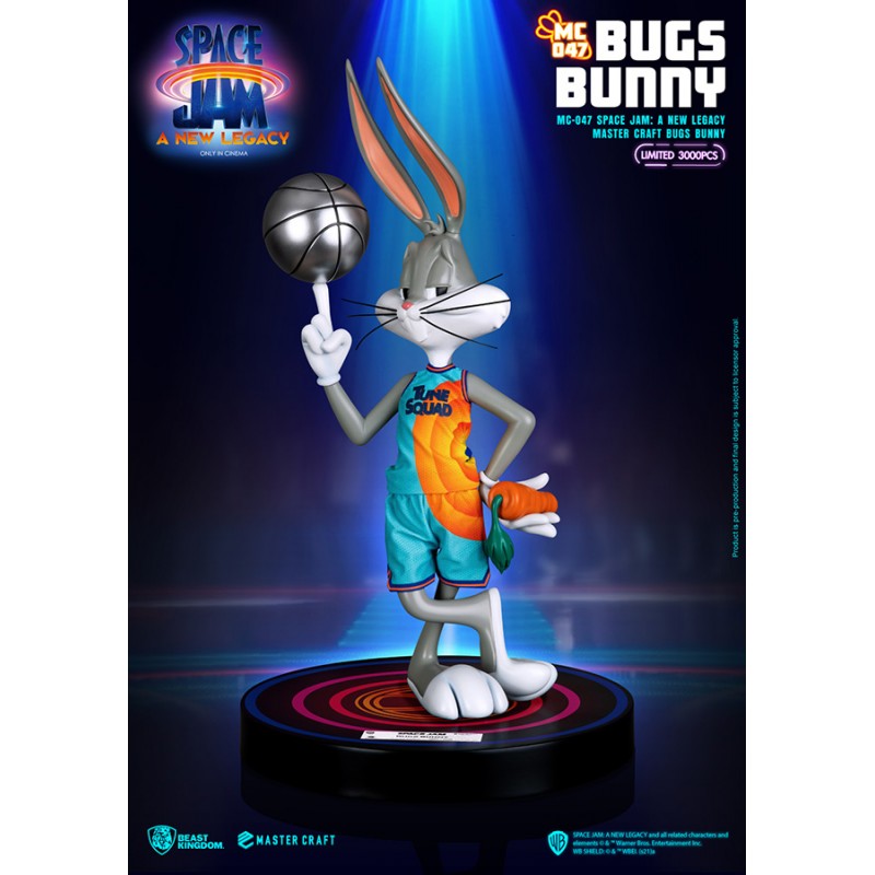 SPACE JAM 2 A NEW LEGACY BUGS BUNNY 43CM MASTER CRAFT STATUA