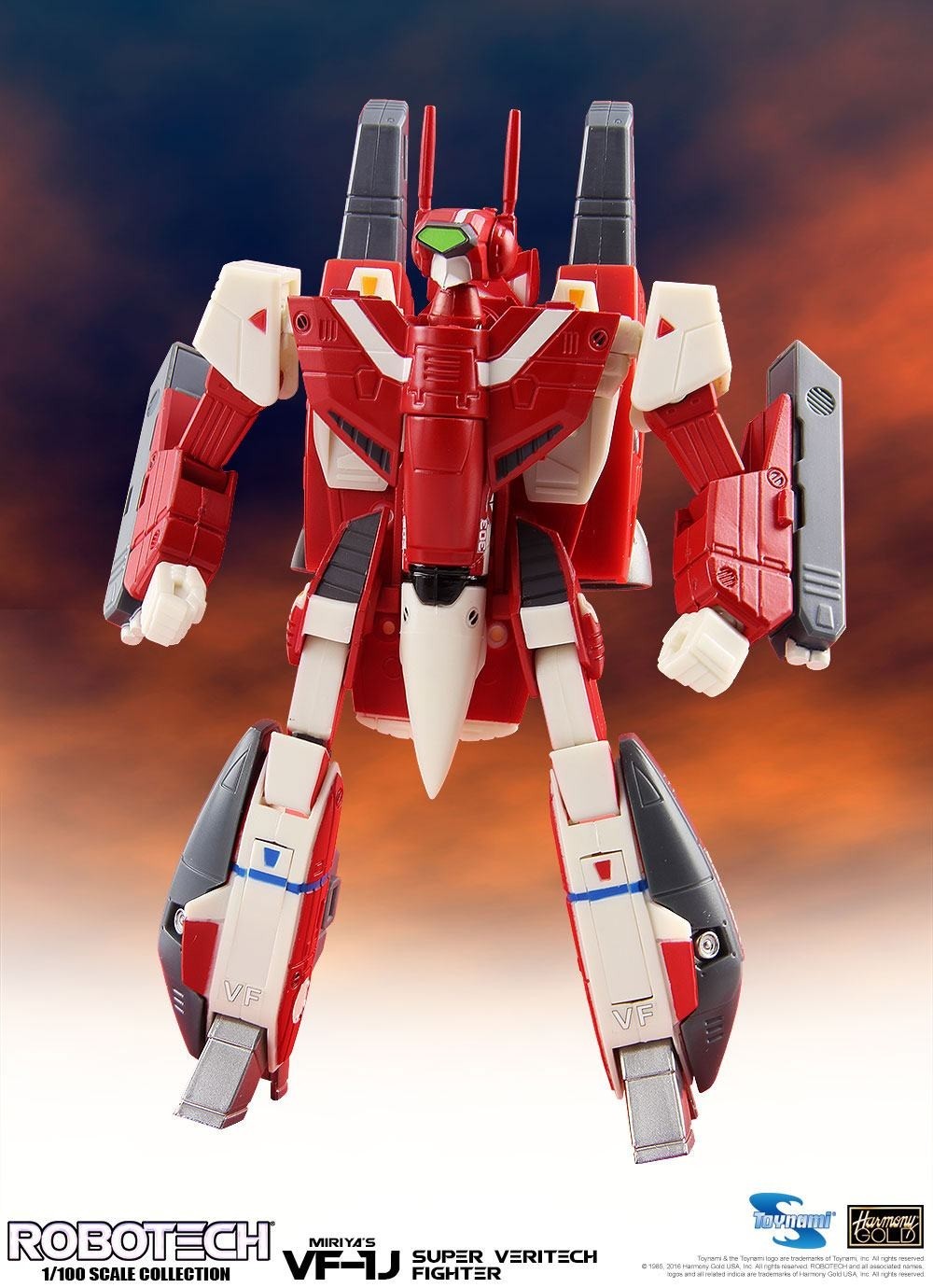 Robotech Super Veritech Fighter Collection Action Figure 1/100 VF-1J Miriya