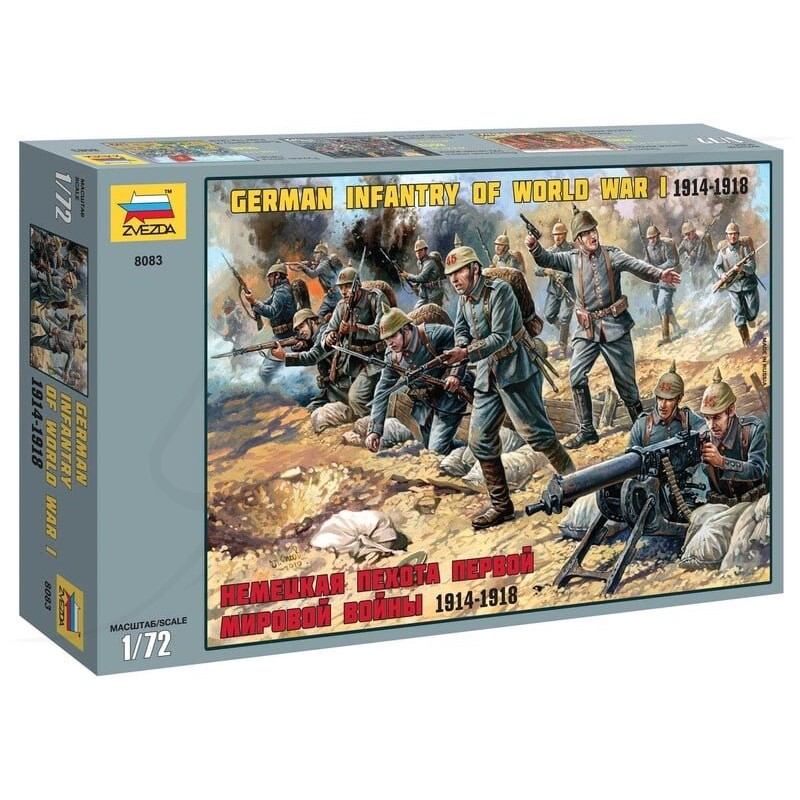 Zvezda GERMAN INFANTRY WWI KIT 1:72 – Z8083